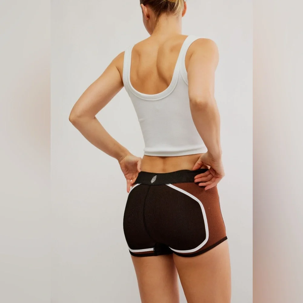 NWOT Free People Movement It Takes Two Run Shorts